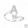 Athème Bague<Bague Intiale A Femme B2804-A - Métal Argent