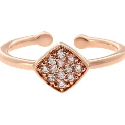 Kosma Paris Bague<Bague Kosma Ella BRSL0441-ROSEGOLD - Métal Doré Rose & Cristaux Femme