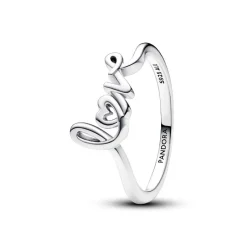 Pandora Bague<Bague Love en Lettres Cursives