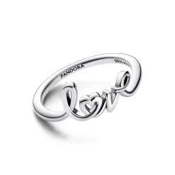 Pandora Bague<Bague Love en Lettres Cursives