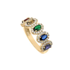 Punica Bijoux Bague<Bague Bella Rainbaw BER_R14_GP