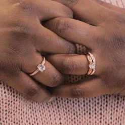 MYC-Paris Bague<Bague Simple Square Finition Or Rose