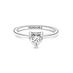 Pandora Bague<Bague Solitaire Cœur Scintillant - Timeless