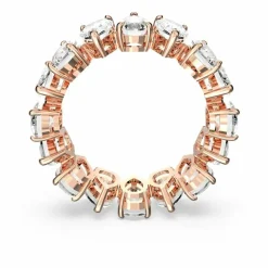 Swarovski Bague<BAGUE 5586163 - Bague dorée pierres étincelantes