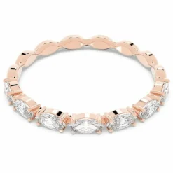 Swarovski Bague<Bague Bijoux VITTORE:RING MARQUISE CZWH/ROS - Bague Cristaux doré rose Femme