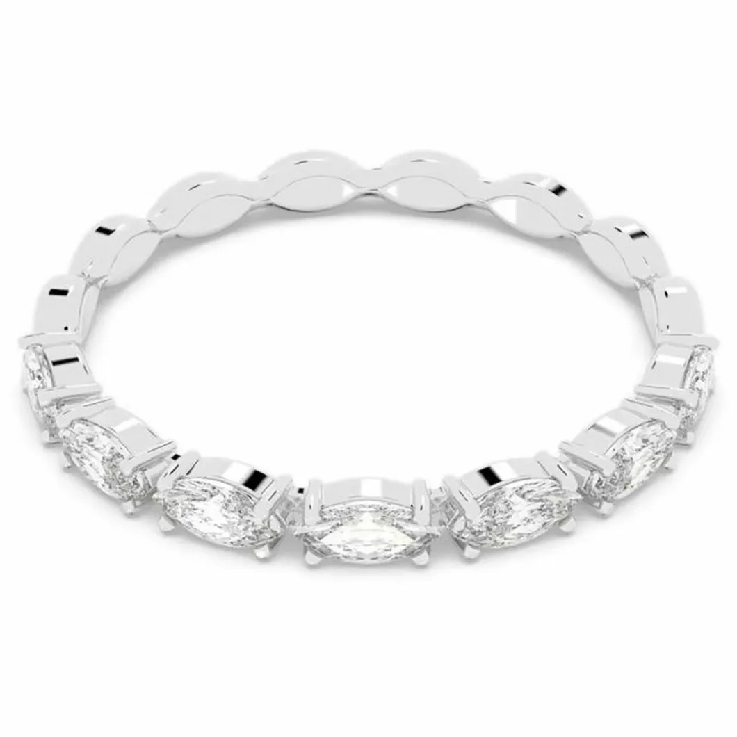 Swarovski Bague<Bague Bijoux VITTORE:RING MARQUISE CZWH/RHS - Bague Cristaux Métal Rhodié Femme