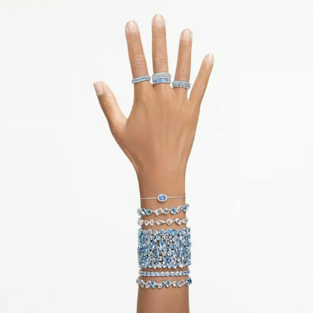 Swarovski Bague<Bague Bijoux VITTORE:RING MARQUISE CZWH/RHS - Bague Cristaux Métal Rhodié Femme