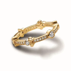 Pandora Bague<Bague Éternité Scintillante Mickey et Minnie - Disney x