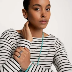 Ti Sento Bague<Bague - 12319SI Rhodié Effet Matelassé Argent