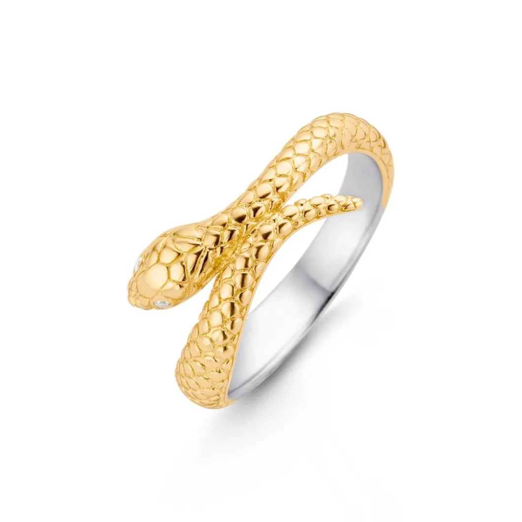 Ti Sento Bague<Bague Poolside reflections 12160SY - Bague Argent doré forme animale Bijoux
