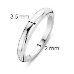 Ti Sento Bague<Bague 12104SI - Bague Anneau Bijoux Argent