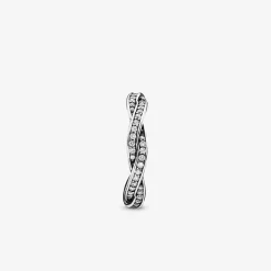 Pandora Bague<Bague Torsades Scintillante Timeless Argent 925/1000ᵉ