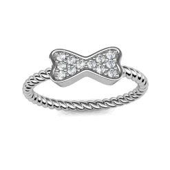 MYC-Paris Bague<Bague Twisted Ribbon Finition Argentée