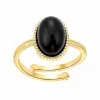Angèle M Bijoux Bague<Bagues Femme - B2457-BLACK-ONYX - Angèle M