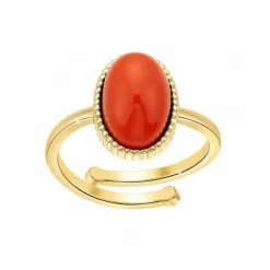 Angèle M Bijoux Bague<Bagues Femme B2457-RED-ONYX - Angèle M