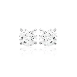 Maison de la Bijouterie Boucles D'Oreilles<Boucles d'oreille mixte argent rhodié - Z5055Z05