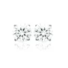 Maison de la Bijouterie Boucles D'Oreilles<Boucles d'oreille Puces Oxydes mixte argent rhodié serti griffe classique - Z5055Z06