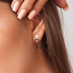 Angèle M Bijoux Boucles D'Oreilles<Boucles d'oreilles - B2401- - Angèle M Argent