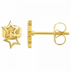 Angèle M Bijoux Boucles D'Oreilles<Boucles d'oreilles - B2325-DORE - Angèle M