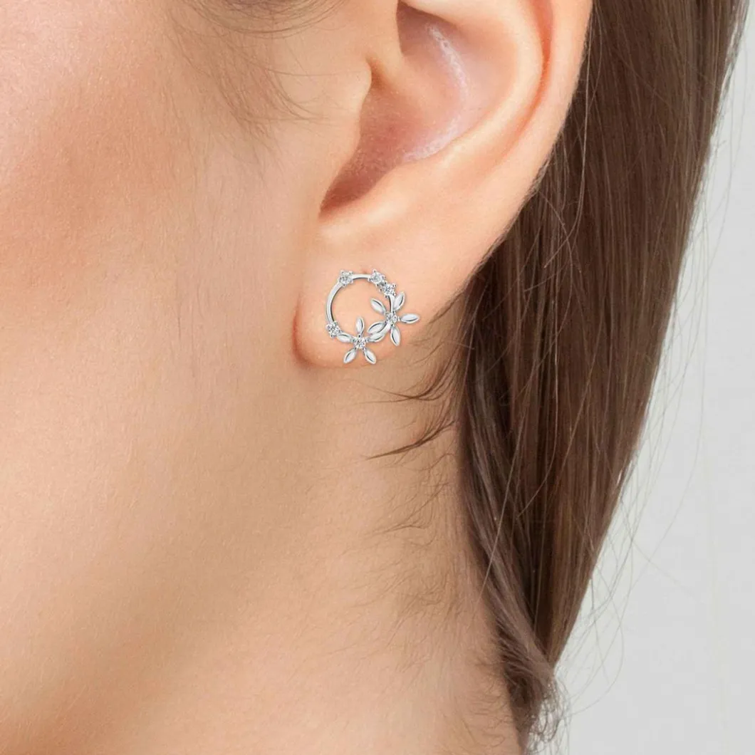 So Charm Bijoux Boucles D'Oreilles<Boucles d'oreilles B2296-ARGENT So Charm