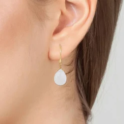 Angèle M Bijoux Boucles D'Oreilles<Boucles d'oreilles B2499-ROSE - Angèle M Doré