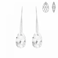 So Charm Bijoux Boucles D'Oreilles<Boucles d'oreilles BS010-SE003-CRYS So Charm Argent