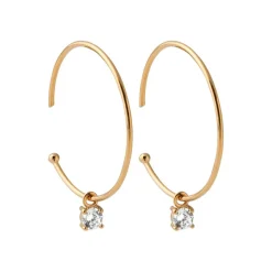 Maison de la Bijouterie Boucles D'Oreilles<Boucles d'oreilles créoles pampilles 30mm plaqué or Y6Y66Z0