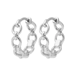 Maison de la Bijouterie Boucles D'Oreilles<Boucles d'oreilles créoles argent rhodié 20mm W633W00