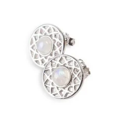 Kosma Paris Boucles D'Oreilles<Boucles d'oreilles femme Dentelle - Argenté BES25059-R Blanc