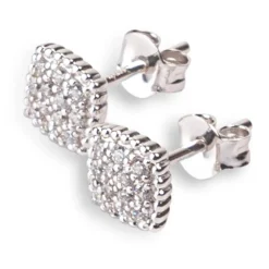 Kosma Paris Boucles D'Oreilles|Bague<Boucles d'oreilles femme Ella - Argenté BES25050-R Blanc