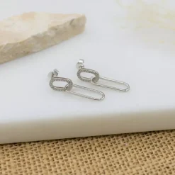 Maison de la Bijouterie Boucles D'Oreilles<Boucles d'oreilles femme Pendantes argent rhodié Z5W4UZ0
