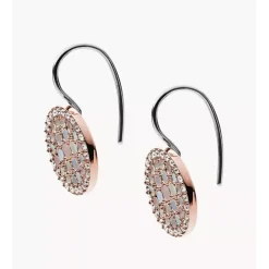 Fossil Bijoux Boucles D'Oreilles<Boucles d'oreilles Fossil JF01737791 - Boucles d'oreilles Rondes Rosées