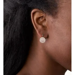 Fossil Bijoux Boucles D'Oreilles<Boucles d'oreilles Fossil JF01737791 - Boucles d'oreilles Rondes Rosées