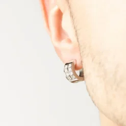 Lotus Style Bijoux Boucles D'Oreilles<Boucles d'oreilles Homme Men'S Earrings - LS2393-4-1 Acier