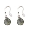 Indicolite Boucles D'Oreilles<Boucles d'oreilles Emily BOCREMISINI - Boucles d'oreilles Argent A925/00 Cristaux Swarovski gris