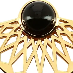 Kosma Paris Boucles D'Oreilles<Boucles d'oreilles - Collection Mia & Onyx Noir Doré