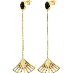 Kosma Paris Boucles D'Oreilles<Boucles d'oreilles - Collection Arielle & Onyx Noir Doré
