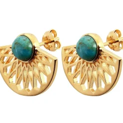 Kosma Paris Boucles D'Oreilles<Boucles d'oreilles - Collection Mia & Turquoise Doré
