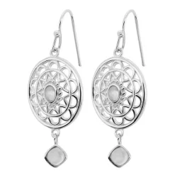 Kosma Paris Boucles D'Oreilles<Boucles d'oreilles - Collection Stella é & Pierre De Lune Argent
