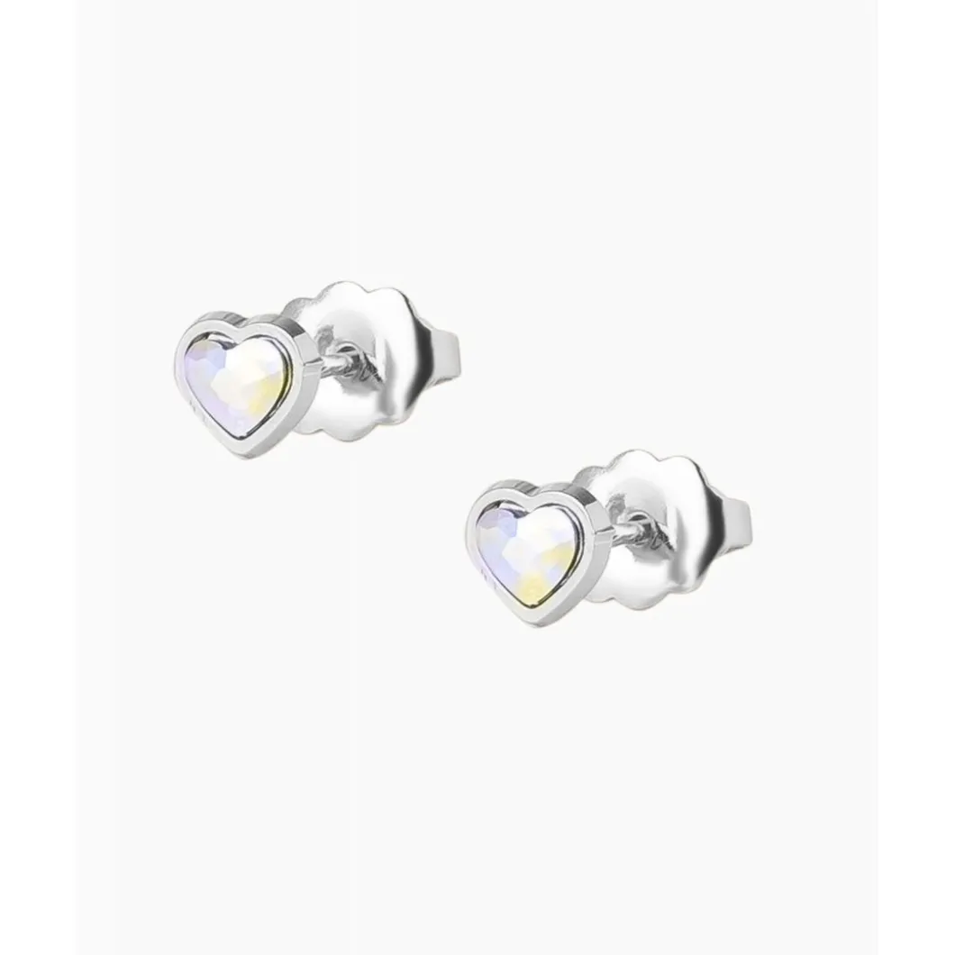 Les Interchangeables Boucles D'Oreilles<Boucles d'oreilles - A59177 Boucles d'oreilles Coeur Argent