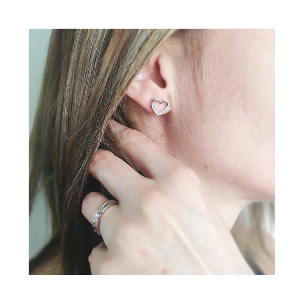 Myc-Paris Boucles D'Oreilles<Boucles d'oreilles Lovett - Argenté et cristal