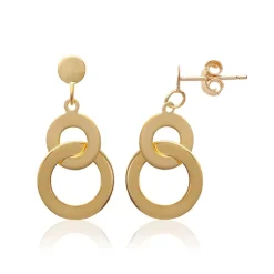 Maison de la Bijouterie Boucles D'Oreilles<Boucles d'oreilles Pendantes fantaisie plaqué or Y466Z00