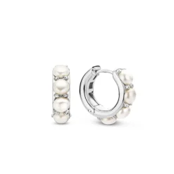 Ti Sento Boucles D'Oreilles<Boucles D'Oreilles - 7962PW Rhodié Et Perles Synthétiques Argent