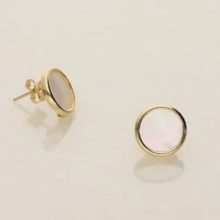 Maison de la Bijouterie Boucles D'Oreilles<Boucles oreilles anneau plaqué or Y5Y3Z00