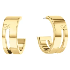 Calvin Klein Bijoux Boucles D'Oreilles<Boucles oreilles Geometric Essentials Sculptural - 35000676 Acier Doré
