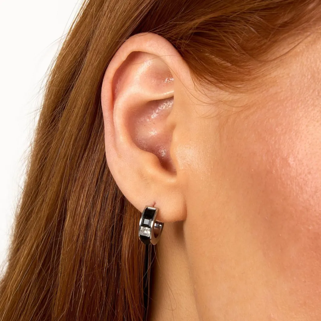 Karl Lagerfeld Bijoux Boucles D'Oreilles<Boucles oreilles Karl Lagerfeld Stone - KLAYC39 Acier Argent