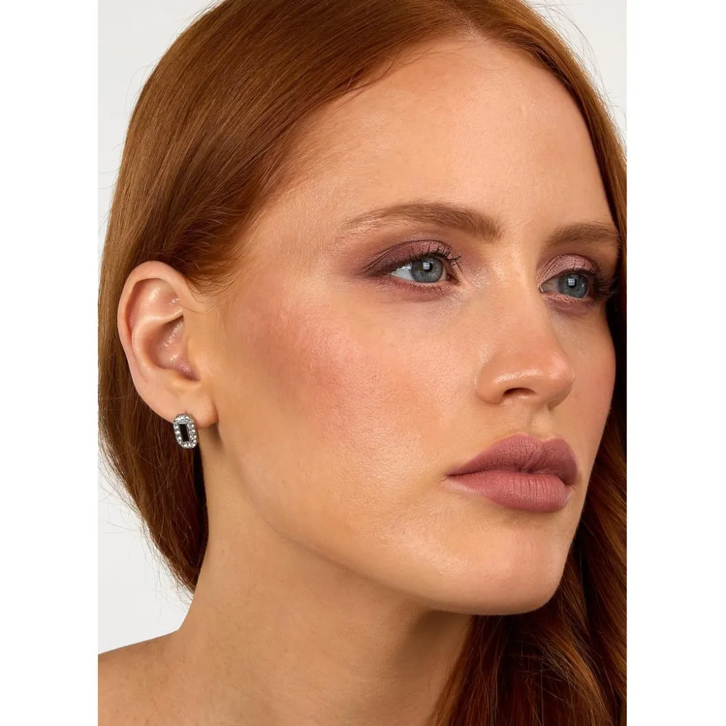 Karl Lagerfeld Bijoux Boucles D'Oreilles<Boucles oreilles Karl Lagerfeld Stone - KLAYC43 Acier Argent