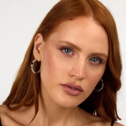 Karl Lagerfeld Bijoux Boucles D'Oreilles<Boucles oreilles Karl Lagerfeld Stone - KLAYC36 Acier Argent