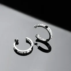 Karl Lagerfeld Bijoux Boucles D'Oreilles<Boucles oreilles Karl Lagerfeld Stone - KLAYC36 Acier Argent