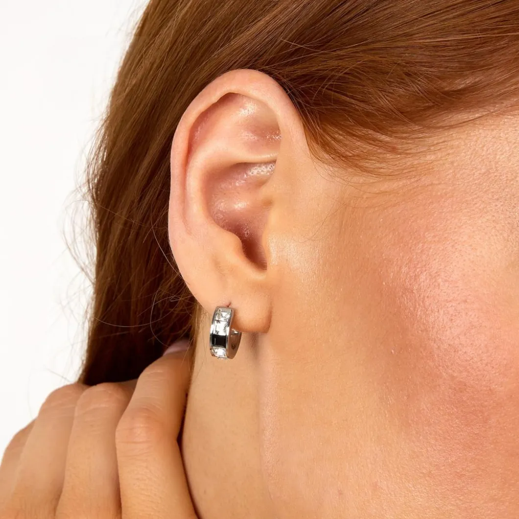 Karl Lagerfeld Bijoux Boucles D'Oreilles<Boucles oreilles Karl Lagerfeld Stone - KLAYC38 Acier Argent